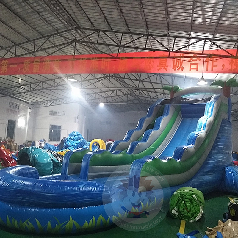China Factory Price Perfect Summer Inflatable Water Slide Park For Sale