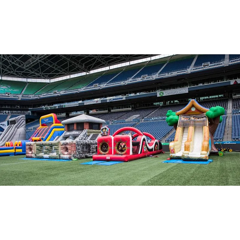 Kids playground house theme park inflatable bouncy castle