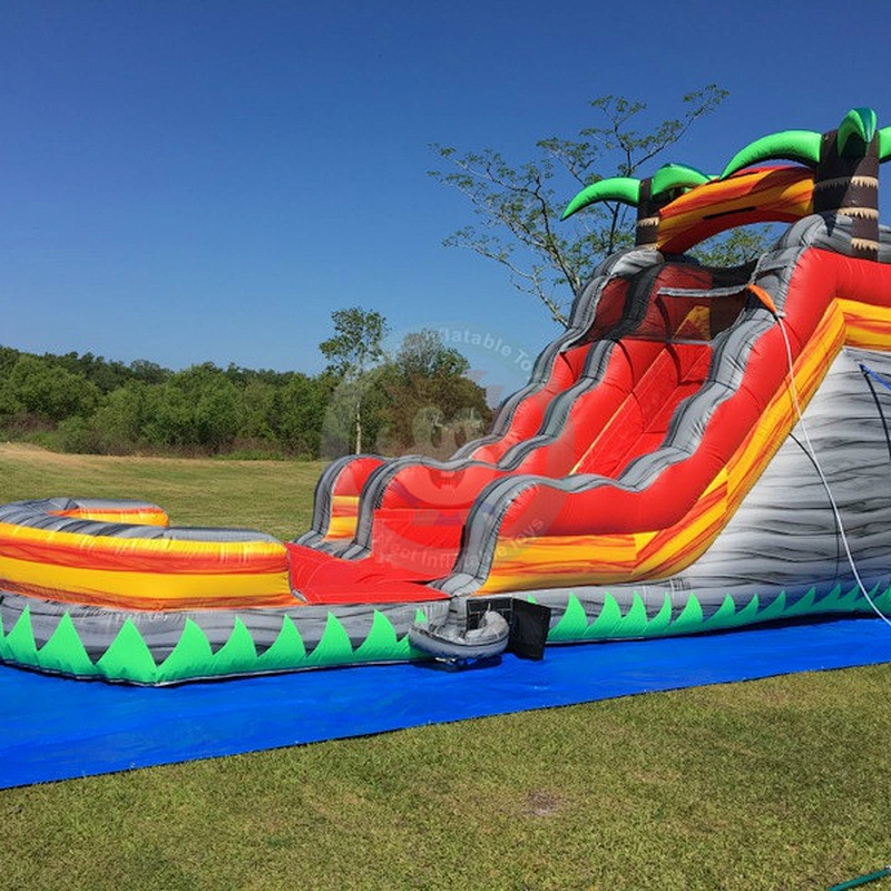 Palm Tree Large Inflatable Water Slide