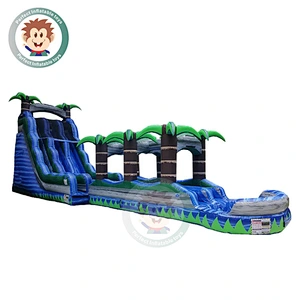 Hot Sale Outdoor Plastic Material Inflatable Water Slide For Kids And Adults