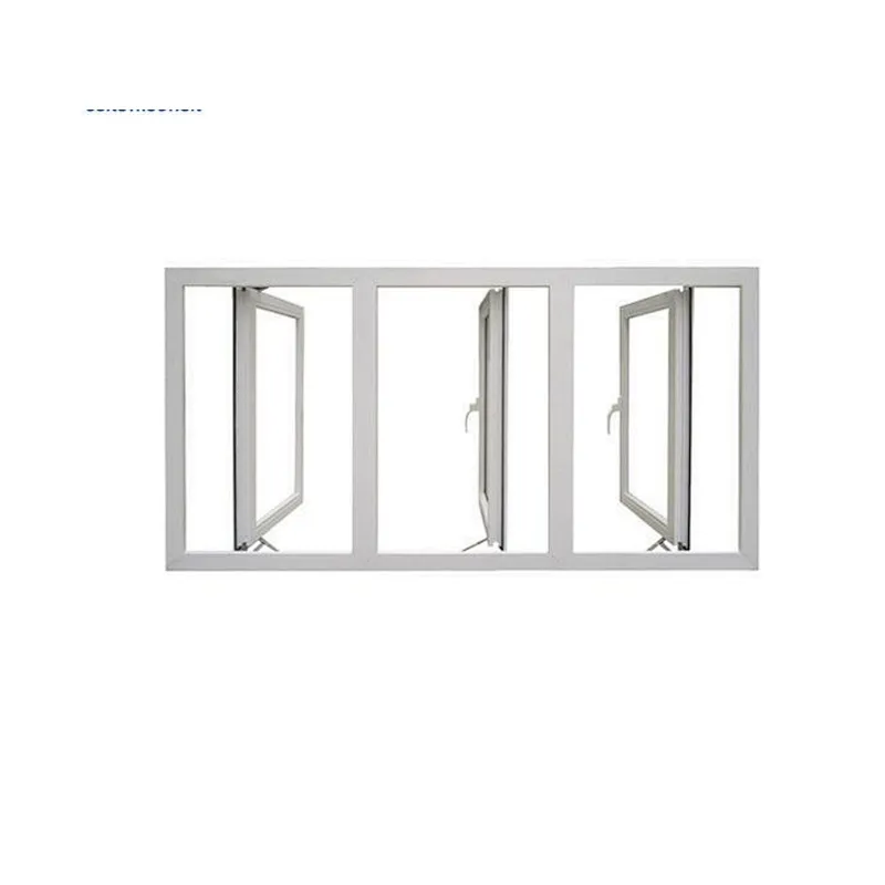 Hot sale clear glass home design australia aluminum projected casement window