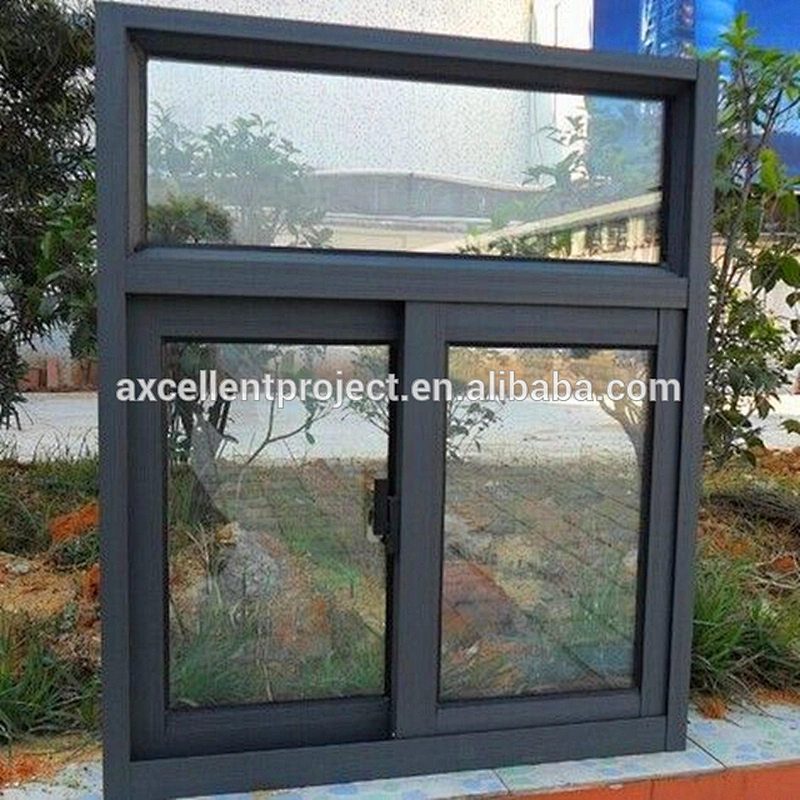 Aluminium Frame Sliding Glass Window Tempered Glass Windows