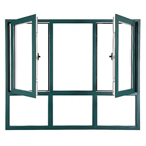 Hot sale clear glass home design australia aluminum projected casement window