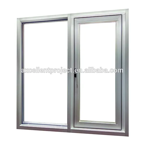 Brown Color Sliding Window And Aluminium Door