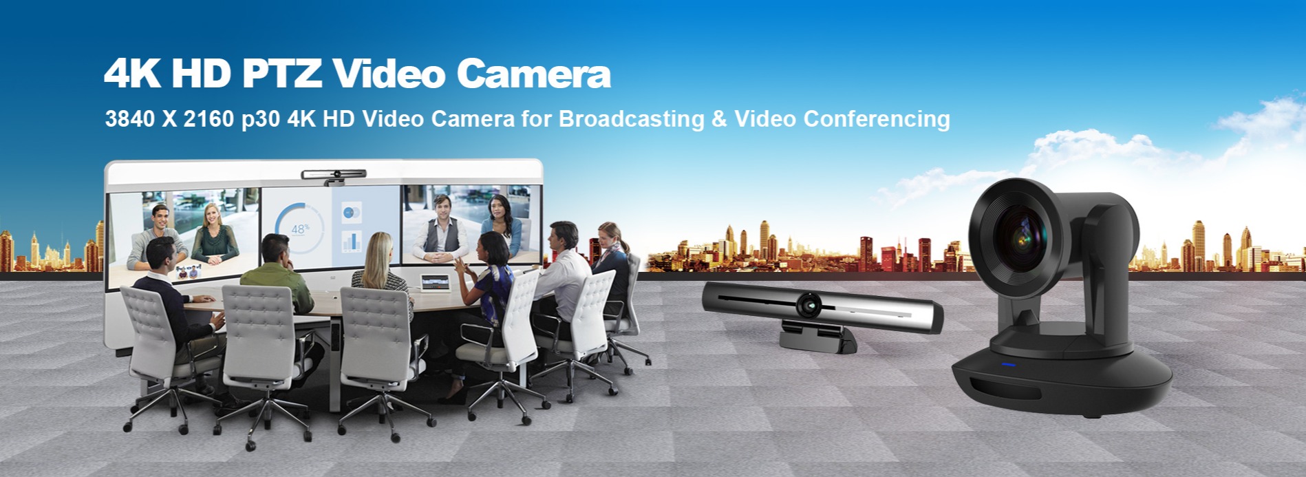 4K HD PTZ Video Cameras