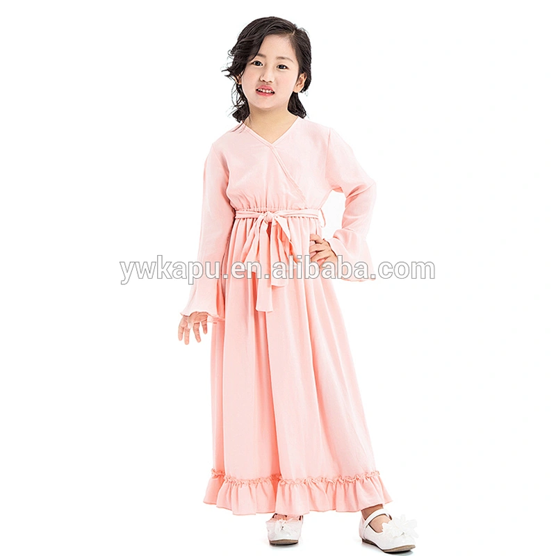2018 child dress wholesale stylish spring infant boutique baby girl ruffle maxi dress