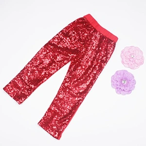 Wholesale Various Colors Kids Pants Sparkle Pants Baby Girls Sequin Leggings
