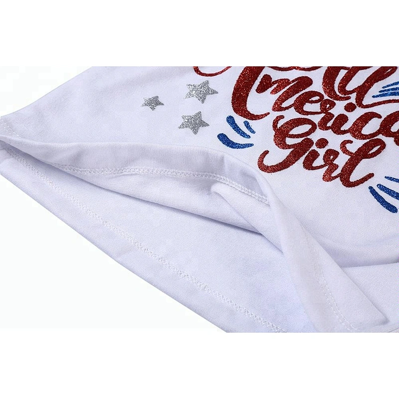 2018 Custom Printed USA 4th of July T Shirts Independence Day T-Shirt for kids