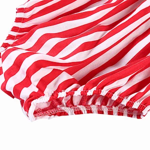 Top Quality Boutique Kids Cotton Sleeveless  4th of July Outfits  Baby Clothes Romper For Girl