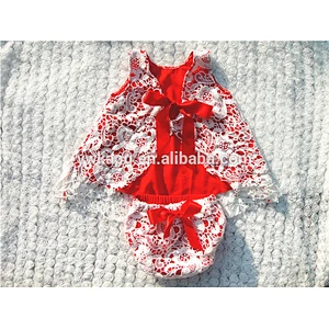 Boutique Baby Girl Summer Outfits Girls Ruffle Swing Top Set Toddlers Lace Summer Set Kids Outdoor Swing Back Top Set