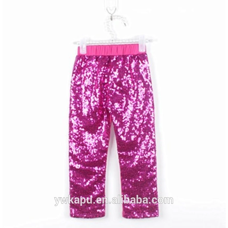 2018 Lovely Baby Girls Baggy Harem Winter Pants Sequin Gold Dance Pants Baby Leggings Kids Clothes For Party