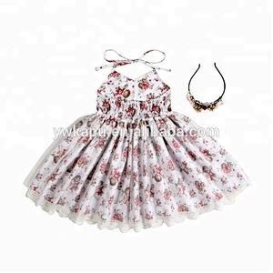 Factory direct wholesale summer baby party dress spring dress for little girl