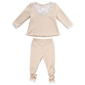 Spring baby girls clothing set kids outfits wholesale Long sleeves girls clothes