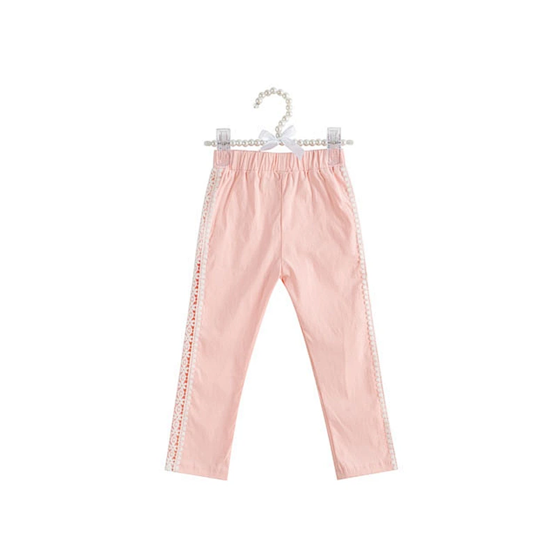 Latest Kids Cotton Boutique Pants Bulk Sale Plain Color Baby Girls Leggings