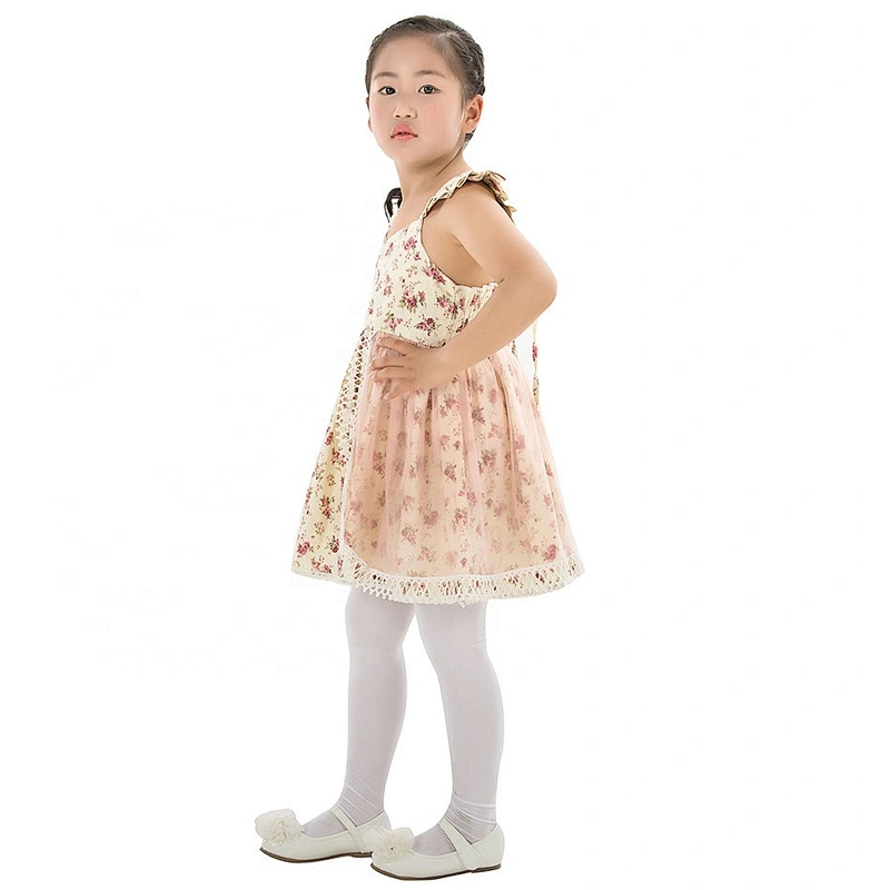 Wholesale Kids Girls Summer Floral Flower Dress