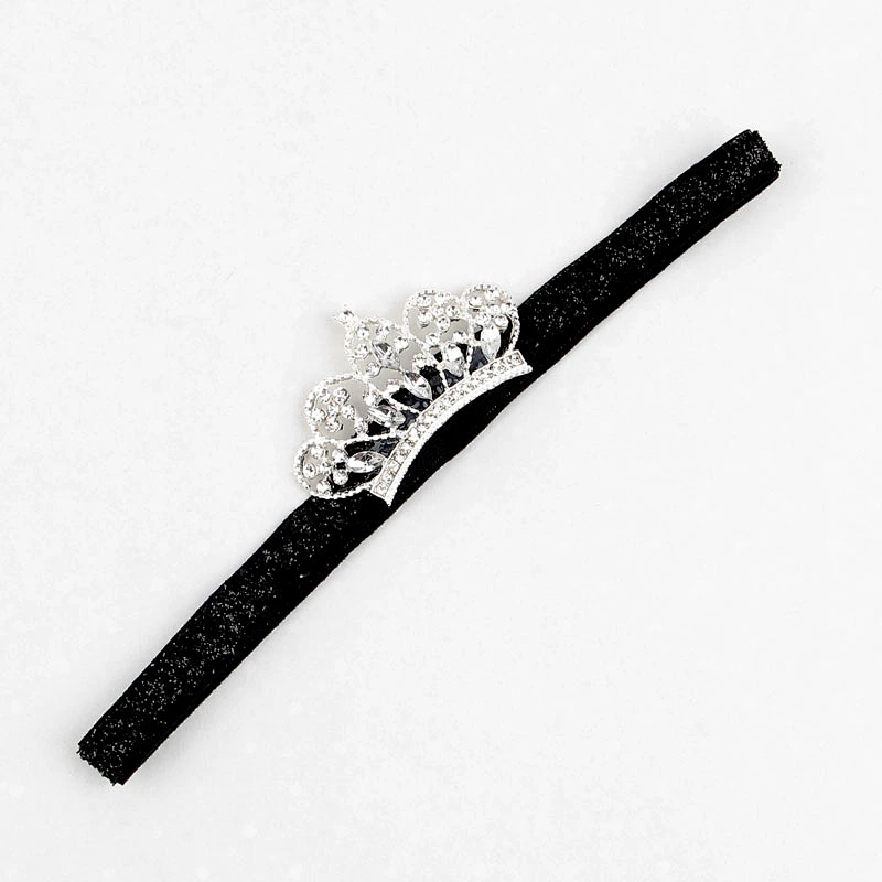 0-4 Year Unsex  Kids Hair Accessories Handmade  Crystal Crown Hair Band