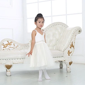2018 Vintage flower baby dress design western kid cheap sleeveless dress  for summer