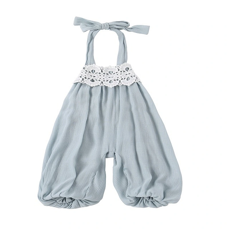 Wholesale Summer Baby Girl White Rompers Hot Sale Jumpsuit for Babies Kids Clothing Sets