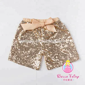 Wholesale children's boutique adult bulk baby sequin shorts baby clothes 2018