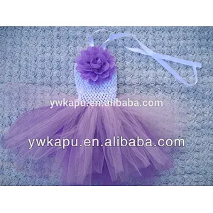 New arrival baby crochet top tutu tutu dress fabric tutu dress cutting in stock
