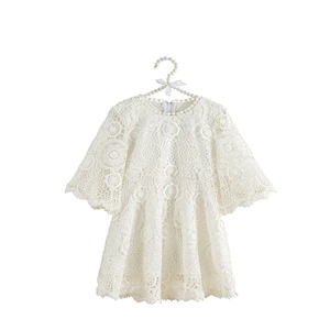 Wholesale Baby Girls Party Princess Lace Dress One Piece Kids Clothing Stylish Baby Fancy Frocks