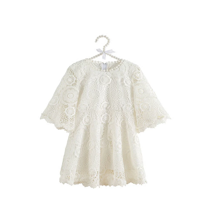 Wholesale Baby Girls Party Princess Lace Dress One Piece Kids Clothing Stylish Baby Fancy Frocks