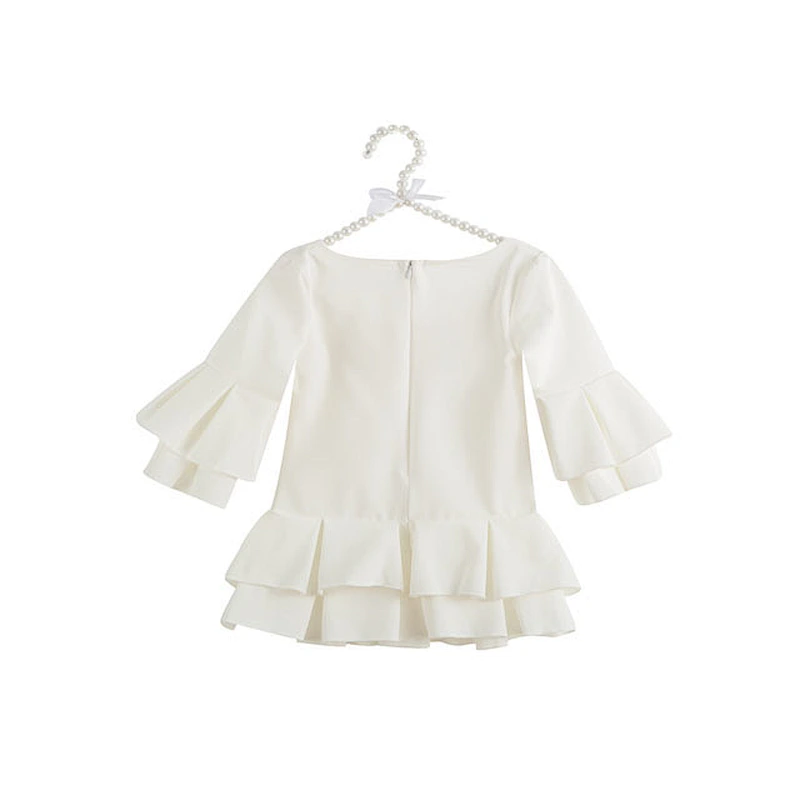 Latest Designs Lovely Baby Girls Printing Long Sleeve Dress Girls Clothing Wholesale Girl Dress One Piece