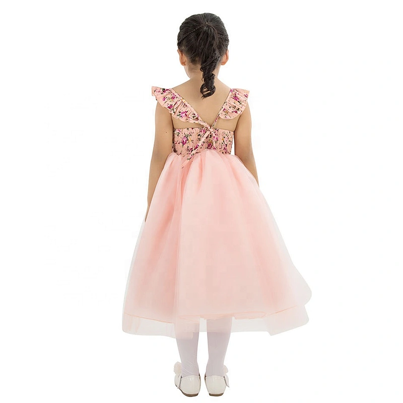 Boutique Kids Dress Baby Girl Birthday Party Wearing Cotton Dresses