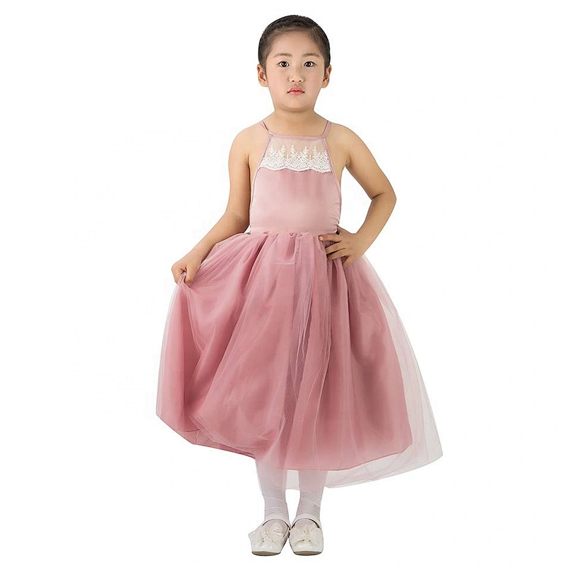 Beautiful Kids Girls White Wedding Party Dress