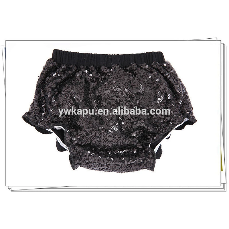 Infant Toddler Children Clothing Sequin Baby Bloomer , Adorable Baby Diaper, Wholesale Baby Sequin Shorts
