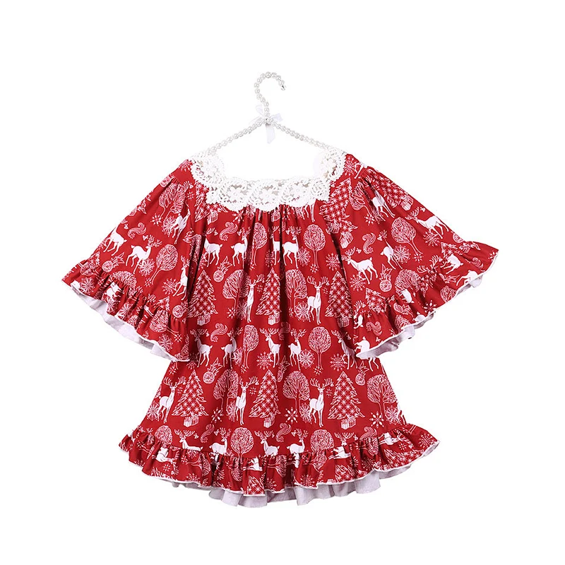 Elegant Girls Short Sleeve Ruffle Top