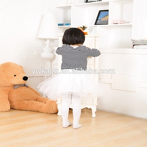 New Spring Baby Girls Small Flower School Dress Long Sleeve Shirt Tutu Skirt Set