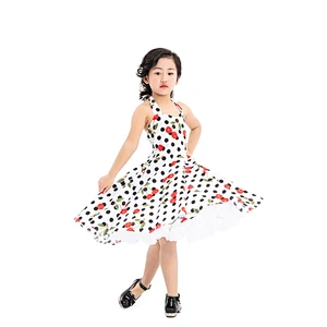 Kids Frock Designs Pictures Lovely Infant Girls Fruit Cherry Print Summer Dress Latest Children Dress