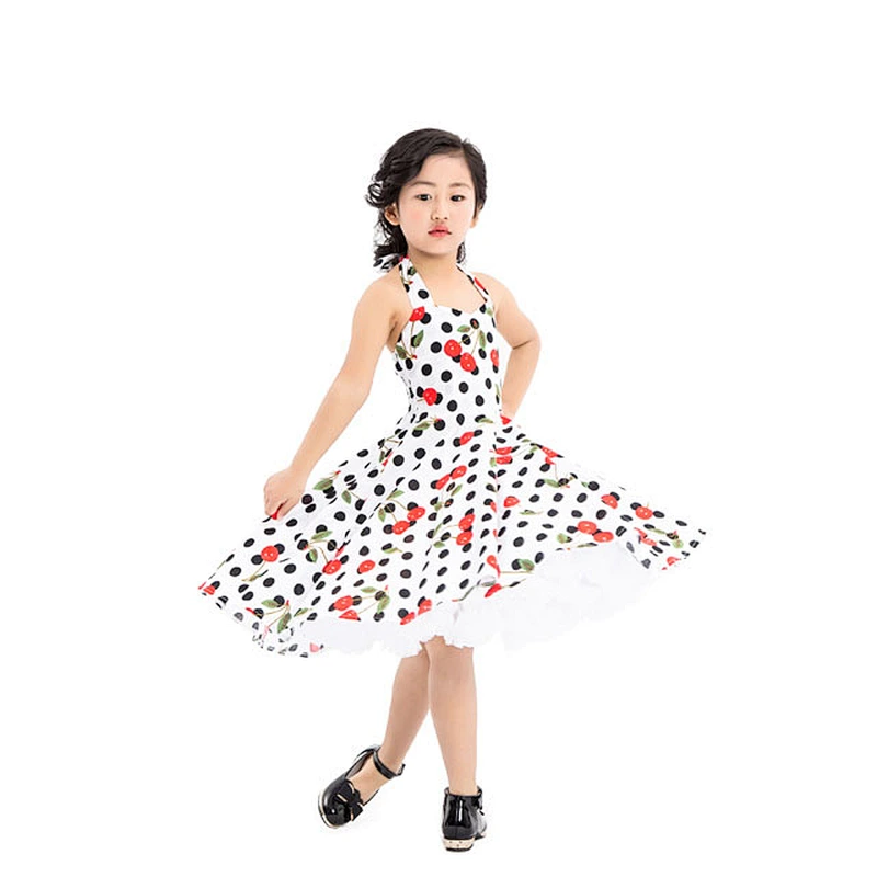 Kids Frock Designs Pictures Lovely Infant Girls Fruit Cherry Print Summer Dress Latest Children Dress