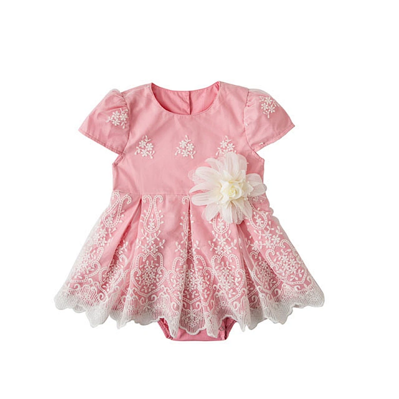 Pretty girl romper clothing wear one piece petti jumpsuit baby jumper dress romper