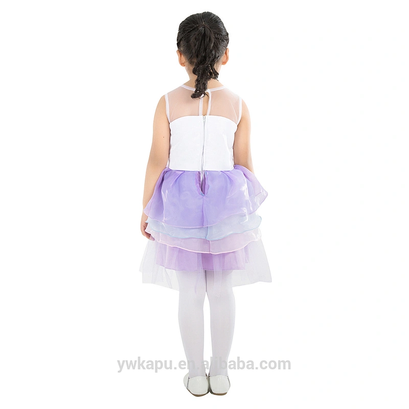 2018 Hot Sale Frocks Design Princess Dress Gorgeous Unicorn Party Girls Dress