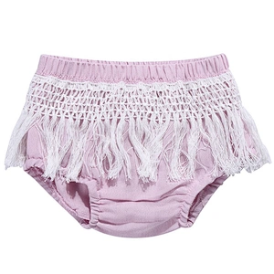 polyester lovely pretty ruffle baby shorts
