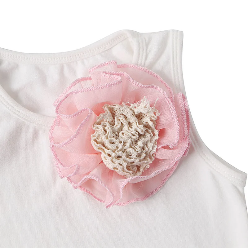 New arrival fashion cotton summer pattern kids baby girls 2 PCs newborn sets