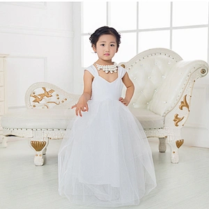 China Supplier Wholesale Price Fashion Baby Girl Fancy Dress Flower Girls Party Dresses Wear