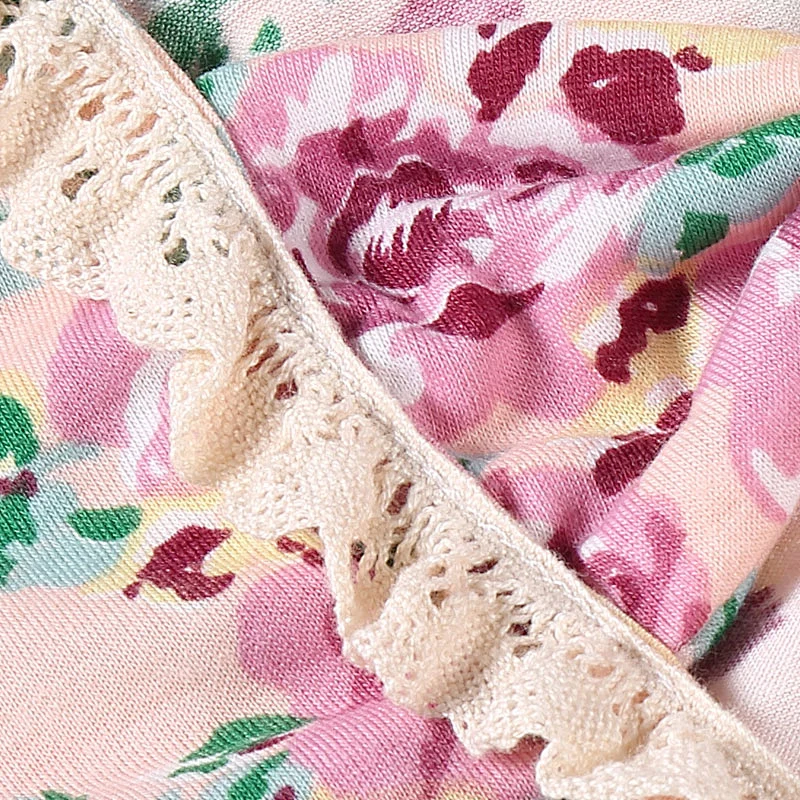 2019 Summer Baby Romper Suit Newborn Baby Girl Floral Print Romper Jumpsuit