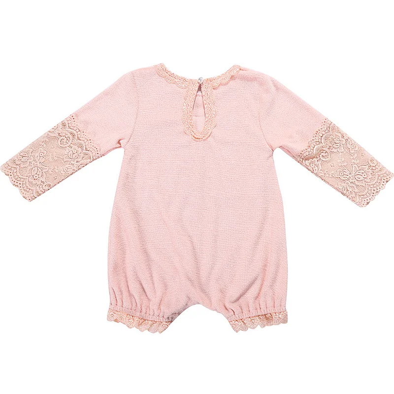 OEM service baby romper spring girl romper long sleeve lace romper clothes