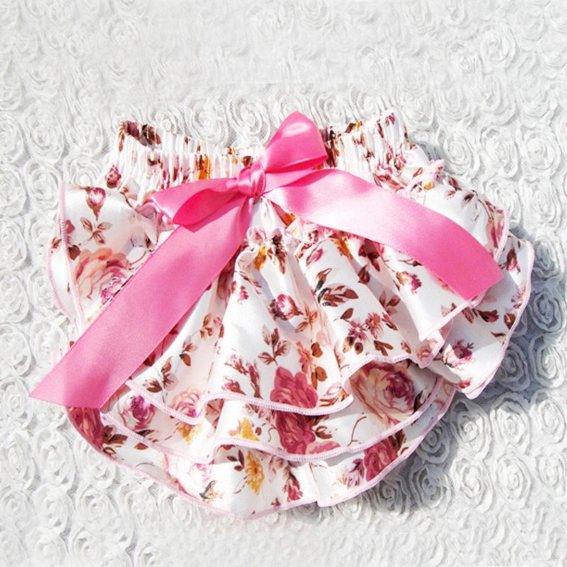 Satin baby bloomers in a Variety of colors and sizes
