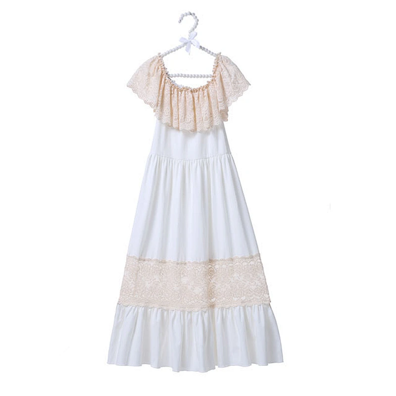 New Arrival Crew Neck Lace Appliques Sequins Sweep Train A Line Tulles Wedding Flower Girls Dresses