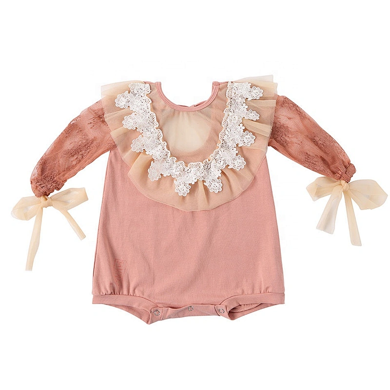 Newborn Baby Boutique Clothing Baby Lace Romper