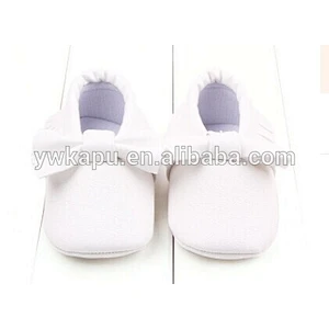 Wholesale baby shoes Yiwu leather fancy Baby Girl Lovey minions for kids shoes made in China 2016