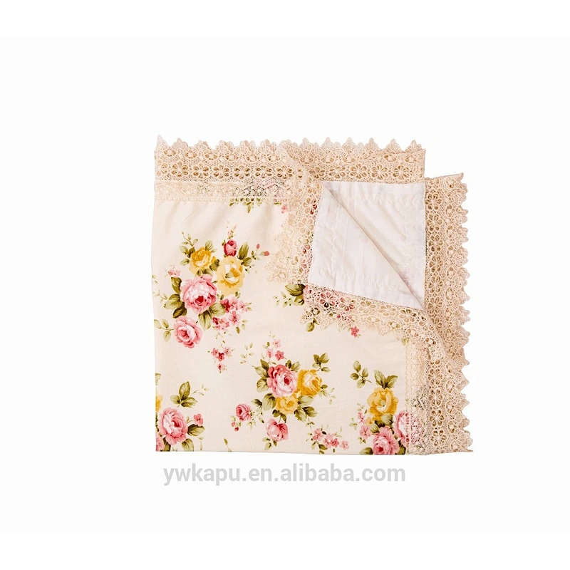 Wholesale Cotton Breathable Milestone Swaddle Picnic Baby Blanket