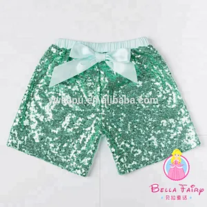 Wholesale children's boutique adult bulk baby sequin shorts baby clothes 2018