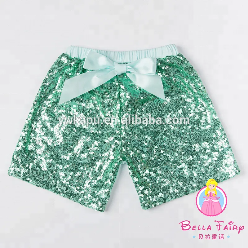 Wholesale children's boutique adult bulk baby sequin shorts baby clothes 2018