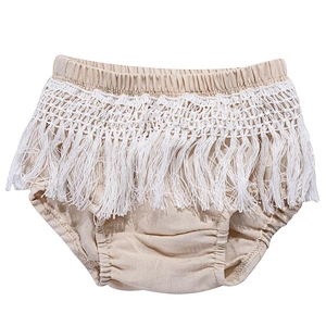 polyester cheap unique ruffle baby shorts