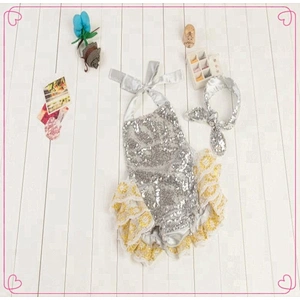 Wholesale sequin custom made jumpsuit baby romper set from china baby product